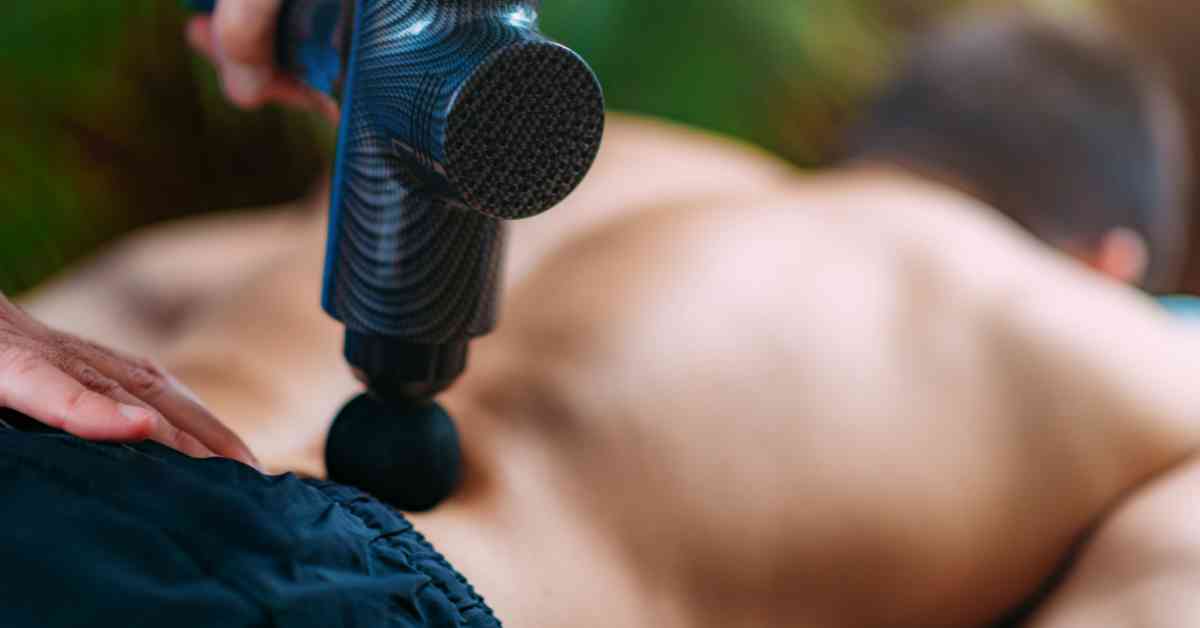 massage gun for lower back pain