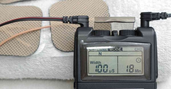 TENS unit for shoulder pain relief