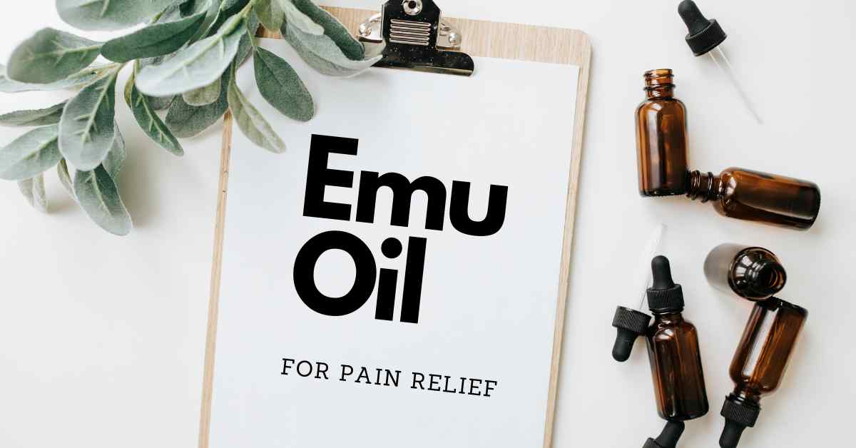 emu oil for pain relief